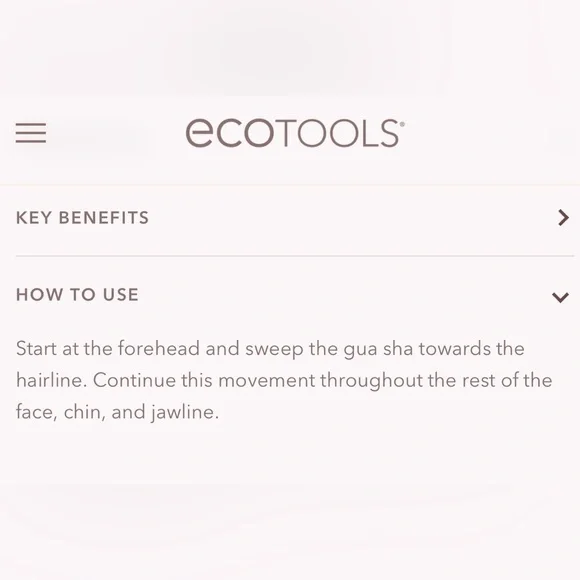 Gua Sha Stone Beauty Tool, Jade β EcoTools - Picture 9 of 17